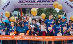 Ngabuburit Run Meriahkan HUT ke-14 HARRIS Hotel Sentul City Bogor, Ratusan Peserta Ramaikan Lari Santai Ramadan