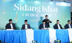 Pemerintah Tetapkan 1 Syawal 1447 H Jatuh 21 Maret 2026, Hilal Tak Terlihat di 117 Titik