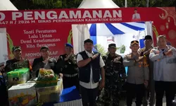 Bupati Bogor Rudy Susmanto Imbau Pemudik Utamakan Keselamatan, Tinjau Pos PAM Lebaran