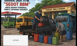 Diduga Jadi Titik "Sedot BBM", Area Depan Terminal Omele Sifnana Disorot