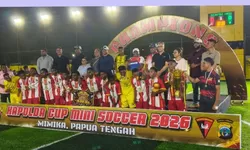 Kapolda Cup Mini Soccer 2026 Resmi Ditutup di Timika, SMP Papua Taruna Juara -Ajang Pembinaan Talenta Muda Papua Tengah
