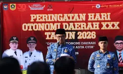 Sekda Bogor Pimpin Upacara HUT Otonomi Daerah ke-30, Tito Karnavian Soroti Lemahnya Sinkronisasi Pusat-Daerah