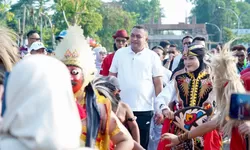 Bupati Bogor Rudy Susmanto Ramaikan CFD Tegar Beriman, Dorong Hidup Sehat dan Kebersamaan Warga
