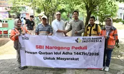 Solusi Bangun Indonesia Salurkan 27 Hewan Kurban di Bogor