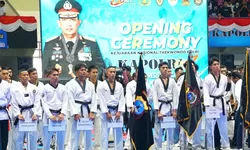 Taekwondo Kapolri Cup 7 Resmi Dibuka, 2.058 Atlet dari Seluruh Indonesia Bertanding di Tangerang Selatan