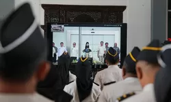 Lapas Cibinong Tegaskan Komitmen Profesionalisme ASN, Ikuti Apel Bersama Kemenko Kumham Imipas