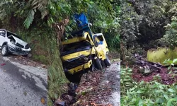 Truk Terperosok ke Jurang, Kecelakaan Beruntun Terjadi di Bonjol Pasaman