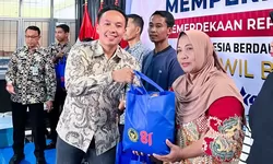 Semarak HUT RI, Lapas Cibinong dan UPT Pemasyarakatan Bogor Raya Gelar Bakti Sosial