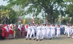 HUT ke-81 RI di Cileungsi Diwarnai Santunan, Penghargaan dan Apresiasi Paskibra