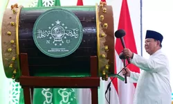 Tabuh Bedug di Jombang, Presiden Prabowo Resmi Buka Muktamar ke-35 Nahdlatul Ulama
