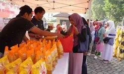 GPM di CFD Tegar Beriman Diserbu Warga, Pangan Murah Jadi Incaran