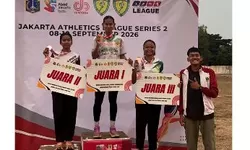 Hari Pertama Kejurnas Atletik, PPOPM Kabupaten Bogor Raih Emas dan Perak