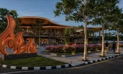 Wajah Baru Bojonegoro dari Arah Jetak, Taman Rajekwesi Ditata Seluas 10.000 Meter Persegi