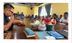 ‎Mediasi di Ruang Rapat Sekda Tanimbar, Sengketa Lahan Lorulun - Atubul Da, Masuk Tahap Penentuan Koordinat  ‎