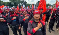 Demo Buruh 50 Ribu Massa di Jakarta Hari Ini, Simak Rute Alternatif