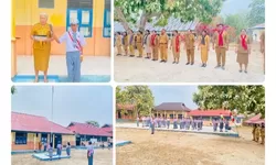 ‎Kepala SMKN 1 Kepulauan Tanimbar Pimpin Upacara HUT ke-27 KKT, Sarlota Naressy Dorong Murid Isi Pembangunan dengan Karya