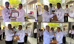 Kalapas Sentul Pimpin Upacara Kenaikan Pangkat dan Penghargaan Pegawai Teladan