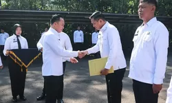 Empat Pegawai Lapas Cibinong Terima Kenaikan Pangkat di Momen Hari Kesaktian Pancasila