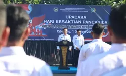 Lapas Cibinong Gelar Upacara Hari Kesaktian Pancasila, Kalapas Tekankan Integritas dan Disiplin