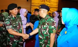 Panglima TNI Pimpin Laporan Korps Kenaikan Pangkat 177 Perwira Tinggi