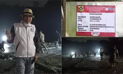 Kepala Desa Wanaherang Tinjau Proyek Betonisasi Jalan di RW 009