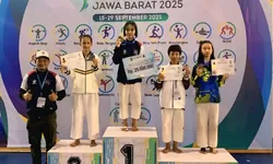 Tim Judo Pelajar Kabupaten Bogor Sumbang 2 Medali di Popda Jabar 2025