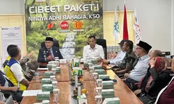 Bupati Bogor Rudy Susmanto Tinjau Pembangunan Bendungan Cibeet dan Cijurey, Tekankan Musyawarah dan Kolaborasi