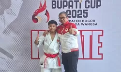 Naufal Putra Diandra Lolos ke Skuad Karate Kabupaten Bogor untuk Popda Jabar 2025