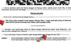 Skandal Arsip Hilang: 502 Berkas Minuta Akta Jual Beli PPATS Gunung Putri Diduga Hilang, Surat Kehilangan Dibuat Atas Perintah Camat