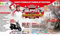 Hadiah Fantastis! Juara Umum Grasstrack Bupati Cup 2025 Diganjar Yamaha Gear Ultima