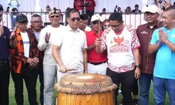 Pemdes Bojong Nangka Resmikan Lapangan Sepak Bola Bertaraf Stadion Mini Hasil Dana Desa