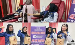 Lapas Cibinong Gelar Donor Darah Bersama PMI dalam Rangka HUT ke-80 RI