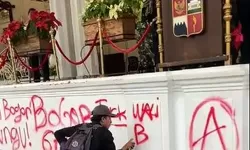 Aksi Demonstrasi di Balaikota Bogor Diwarnai Vandalisme pada Bangunan Cagar Budaya