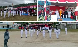 Upacara HUT ke-80 RI di Desa Sofyanin Berlangsung Khidmat