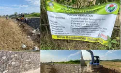 Pembangunan TPT dan Box Culvert di Desa Cikutamahi Cariu Bogor Gunakan Bankeu 2025