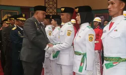 Bupati Bogor Rudy Susmanto Kukuhkan 60 Anggota Paskibraka 2025 Jelang HUT ke-80 RI