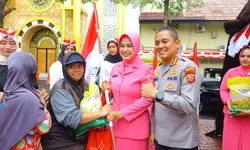 Polresta Bogor Kota Salurkan 3 Ton Beras Lewat Gerakan Pangan Murah