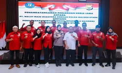 Polda Maluku Utara Gandeng PT. Malut Maju Sejahtera Jamin Pengamanan Sepak Bola Nasional