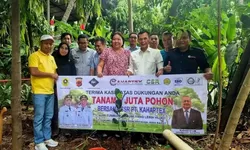 Dukung Program Hutan Kota, Wakil Bupati Apresiasi Komitmen Lingkungan PT Kahaptex