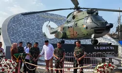 Monumen Helikopter Puma Diresmikan di Cibinong, Simbol Penghormatan TNI untuk Sejarah