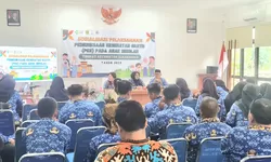 Pemkab Bogor Sosialisasikan Program Pelayanan Kesehatan Gratis untuk Pelajar di Sukamakmur