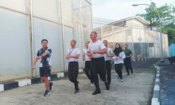 Lapas Khusus Kelas IIB Sentul Gelar Pembinaan Fisik CPNS 2024: Bentuk Petugas Pemasyarakatan Tangguh dan Berintegritas