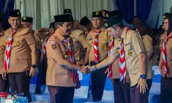Menimipas Agus Andrianto Resmikan Perkemahan Satya Dharma Bhakti Pemasyarakatan 2025