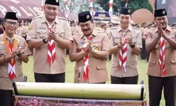 Bupati Bogor Dampingi Menteri Imipas Buka Perkemahan Satya Dharma Bhakti Pemasyarakatan 2025