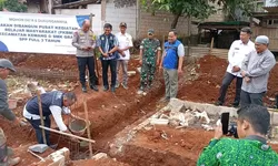 Karang Taruna Kecamatan Kemang Hadiri Peletakan Batu Pertama Pembangunan PKBM dan SMK Gratis