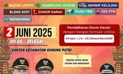Gunungputri Expo 2025: Meriahkan Hari Jadi Bogor ke-543 dengan Bazar UMKM, Donor Darah hingga Samsat Keliling