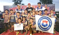 Tunas Muda Gunung Putri Juara Turnamen Posilet 2025 Usia Dini Usai Kalahkan SSB Persikabo 3-1