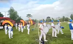 Meriah! Tim Marching Band SMPN 4 Gunung Putri Tampil Spektakuler di Turnamen Posilet Cup 2025