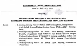 Eks Anggota BPD Wowonda Minta Haknya Dipenuhi: “Saya Diberhentikan Tanpa SK Bupati”