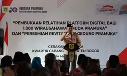 Bupati Bogor Rudy Susmanto Resmikan Pelatihan Digital untuk 1.000 Wirausahawan Muda Pramuka